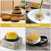 Fleurs décoratives 2 PCS Arrangement floral Supplies Floral Fixation Outil d'aiguille Black Base Base Rubber Sleeve Plantation Blackl