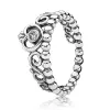 2024 De nieuwe nieuwste nieuwe 925 Sterling Silver Ring Classic Work Heart to Heart Princess Tiara Ladies Royal Crown Ring Gift for Women