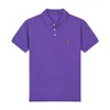 Męska wysokiej jakości wysokiej jakości luksusowy wiosenny/letni bawełniany haftowa koszulka polo Top Business Sports T-shirt z krótkim rękawem