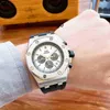 Versie Automatische nieuwigheid Mechanisch horloge Chronograph Stopwatch 904L staal waterdicht
