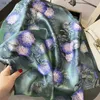 Шарфы Новый роскошный бренд % натуральный шелковый шарф женщин пляжный шаль Шал