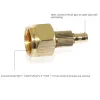 Brass Nut M16 M14 M12 M10 M16x1.5 M14x1.5 M12x1.0 M10x1.0 Gas Water Quick Fitting Hose Connector TIG Welding Welder Torch Part