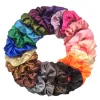 6pcs/lot scrunchies Bands Bandas Scruncy lapes Ropes Ponytailt para mulheres ou meninas acessórios Cetin Headwear Solid Color Conjunto