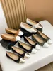 Med Box Repetto Designer Sandaler Luxury Slippers Womens Crystal Heel Bowknot Dancing Shoes Soft Room Platform Slip-On Size 35-39 5cm GAI