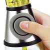 500 ml oljedispenser med mätningar för matolja och vinäger Cruet Drip-Free Spout Glass Bottle Health Kitchen Convenience