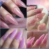 MTSSII 7ml Gel de base en caoutchouc nude naturel vernis à ongles Milky Rose blanc paillette semi-permanent Savure de gel à ongles LED UV Varnis