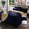 1PC 100% Polyester Couchet Couleur continue Couleur réactive Couvrotte de couette jumelle Twin Full Double King Super King Taille