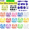 Yuxi per i pulsanti di sostituzione del controller Xbox S X CHROME PLATED LB LT RT Ridurs Trigger D-Pad Abxy