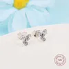 Boucles d'oreilles ckk cluster d'herbarium scintillant en argent sterling 925 bijoux original pour femmes pendentites aretes mujer