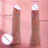 7.3Inch mjuk realistisk dildo silikon anal med sugkopp mörkbrun falska penis vuxna sexiga leksaker för nybörjare dildos kvinnor