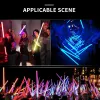 2-в-1 Light Up Sabre Led Dual Swords Телескопическая ручка для косплея Свадебная вечеринка по случаю дня рождения светящийся меч Light Kid подарок