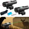 Tactical Green/Red Dot Laser Vista para a mira Rifle Weaver Ajustável 20mm/11mm Rails de montagem Picatinny para caçar airsoft