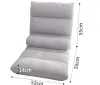 Floor Chair Folding Adjustable Lazy Sofa Folding Computer Chair Japanese Backrest Single Bed Living Room Furniture Small Sofa