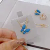 Hoogwaardige designer ketting Vancleff voor vrouwen hoge versie turquoise vlinder ketting nieuwe streaming sleutelbeen ketting origineel 1: 1 met echt logo
