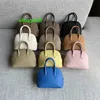 Mini oryginalna skórzana torba z skorupą z wzorem Lichee Top Warstwa TOTE TOTE TOTE Cross Cross Body Mała torba Mash