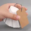 100 feuilles en papier kraft pad à mémo avec anneaux de classe