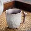 Cups Saucers Coarse Pottery Espresso Cup Master Vintage Tea Support Gift DIY Coffee