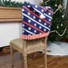 Stoelbedekkingen American Flag Dining Patriotic Theme Cover Independence Day Home Decor