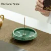 Burners Yue Kiln Celadon Entangled Lotus Incense Holder Mist Smoking Steamer Incense Burner Household Smell Distributor Furnace Ornament