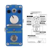 Utrustning aroma harmonizer mini elektrisk gitarreffekt pedal tonhöjd skift analog avge gitarrprocessor multifeffekt pedal brädet musikal