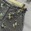 Frauen Shorts Frauen Frühling Sommer Baumwolle handgefertigte florale Perlen Denim Trendy Casos süße hochwertige, schlanke Passforminneninnen weiblich