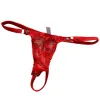 G-strings voor heren sexy lingerie ondergoed kanten mesh uit hol uit strings slipjes slipjes lage taille t back slipjes heren tanga hombre