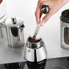 القهوة مغارف القهوة من الفولاذ المقاوم للصدأ أدوات ملعقة 2 في 1 مغرفة مسحوق محمول أداة قياس المطبخ