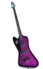 Leftheded 4 Strings Purple Body Electric Bass Guitar с 2 Pickupsblack Hardwarecan будет настроен 6140825