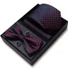 Business Mens Tie Bow Set Geschenkbox 6 Anzug Büro Highend Hochzeitsfeier formelle Tie240409
