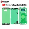 För Samsung Galaxy S7 Edge S7Edge Front Frame LCD -skärm Vattentät klistermärke Back Cover Adhesive Battery Lim Replacement