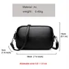 Bag Ladies Bags Designer Soft Leder Schulter Frauen Mode diagonale Reißverschluss Clutches schwarz 2024