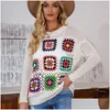 Kadın Sweaters Kashmere Sıcak Cape Pançolar Irregar Bultleneck Pubsel Tassel Pelerin Örme Palto Bayanlar Sıradan Plover Cloghet Sweater Drop Deli Dhxyj