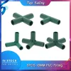 5st 16mm PVC Montering 5 typer Stabil Support Heavy Duty Greenhouse Frame Building Connecto Greenhouse Frame Connector