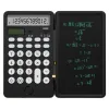 1 Definir calculadora de tablet de caligrafia calculadora de tela transparente de uma tecla Grande exibição Calculadora solar recarregável de energia dupla