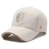 01 Hat Men's and Women's Pure Cotton Baseball Hat R Letter Versatile Big Headed Duck Tongue Hat Emblem Wide brim Sunshade Hat tn