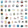 50pcs Music Stickers Motivational Phrases Laptop Phone Notebook Headphone Guitar Wall Graffiti Vinyl Decals for kids Gift