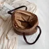 Autres sacs Sacs d'épaule à la mode Sac fourre-tout de grande capacité Bohemian Sac à banc de couleur de couleur solide