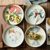 Płytki ceramiczne głębokie talerz płytkie danie restauracja el kreatywna zastawa stołowa smażona
