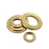 Flat O Ring Brass Washer Pad Plain Gasket Machine Metal Metalworking Spacers Oring Washer M2 M3 M4 M6 M8 M10 M12 M14 M16 M20