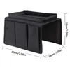 Storage Bags Sofa Armrest Organizer With Cup Holder Tray Chair Arm TV Remote Recliner Couch Armchair Caddy Bedside Pockets Bag