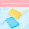 Storage Bags Great Makeup Bag Oblong Shape Zipper Closure Silicone Easy Toiletry Cosmetic Organization