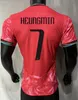 Nuovo 2024 2025 Korea Heungmin Kangin Heechan 24 25 Heechan Football Shirt Men Kit Kit Setting Away Unniformi Red Black Fan Player Versione