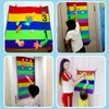 Barn berör höga mattor spel studstränare främjar tillväxt rolig sport leksak höjd härskare inomhus utomhusleksaker för barn 240408