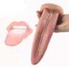4 kolory realistyczny język dildo gildo glop gild stymulator anal tyłek wtyczka żeńska masturbacja masturbacja doustna zabawki dla dorosłych produkty 97208514739320