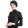 Mulheres de banho muçulmano Mulheres modestas nadando a capa completa Hijab conservador de manga longa Sport Swimsuit 3pcs Burkinis Bathing Suits