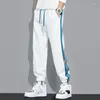 Men's Pants Trousers Sport Straight Male Sweat Athletic Sweatpants For Men Cotton Wide Leg Track Stylish Korean Style Items In Y2k