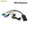 FEELDO Car Auxin Wireless Bluetooth Adapter Module Audio Receiver With Micphone for Renault Double Plugs Host AUX Cable 33371846442