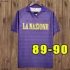 Fiiorentina Soccer Retro Jerseys Batistuta Rui Costa Camisa de futebol Camisas de Futebol Vintage Classic 84 85 89 90 91 92 93 94 95