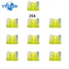 10pcs Micro Car Fuse Blade Tipo Mini Fuse SET 5A 7.5A 10A 15A 15A 20A 25A 30A 35A 40A con clip