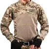 Combat shirts tactische kleding militair uniform camouflage airsoft jachthemd leger pliesjes ademende werkende casual kleding